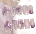 Tipsy SQUARE Purple Siren fioletowe perłowe 7745 - 30 szt. - zdjęcie 8