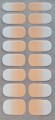 Żelowe naklejki na paznokcie jak hybryda - nude Ombre - zdjęcie 5