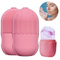 Masażer lodowy do twarzy 2w1 z wypustkami - Ice Massager Deni Carte