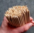 Patyczki drewniane do skórek dwustronne - 100 szt. - zdjęcie 11