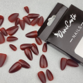 Tipsy ALMOND Dark Red - ciemnoczerwone, 24 szt. - zdjęcie 5