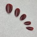 Tipsy ALMOND Dark Red - ciemnoczerwone, 24 szt. - zdjęcie 6