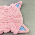 Turban do włosów kotek z uszami - szybkoschnący - zdjęcie 6