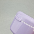 Pudełko na protezę zębową i aparat okrągłe - pastelowe fioletowe - zdjęcie 8