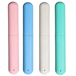 Etui na szczoteczkę do zębów podróżne - pastelowe, 4 szt.