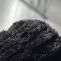 Opaski na nadgarstki do mycia twarzy z mikrofibry - czarne, 2 szt. - zdjęcie 4