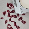 Tipsy ALMOND krótkie Burgund - bordowe, 24 szt. - zdjęcie 4