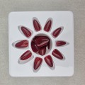 Tipsy ALMOND krótkie Burgund - bordowe, 24 szt. - zdjęcie 5
