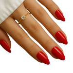 Tipsy ALMOND krótkie Classic Red - czerwone, 24 szt.