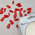 Tipsy ALMOND krótkie Classic Red - czerwone, 24 szt. - zdjęcie 4