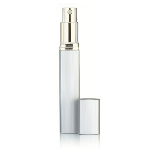 Atomizer do perfum prostokątny 12 ml - srebrny Deni Carte