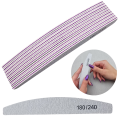 Pilnik do paznokci Zebra łódka 180/240 - 10 szt. - zdjęcie 10