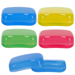 4X MYDELNICZKA ZAMYKANA POJEMNIK NA MYDŁO ETUI PODRÓŻNE PLASTIKOWA KOLORY