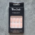 Tipsy SQUARE krótkie Classic Nude - beżowy róż, 24 szt. - zdjęcie 6