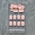 Tipsy SQUARE krótkie Classic Nude - beżowy róż, 24 szt. - zdjęcie 3