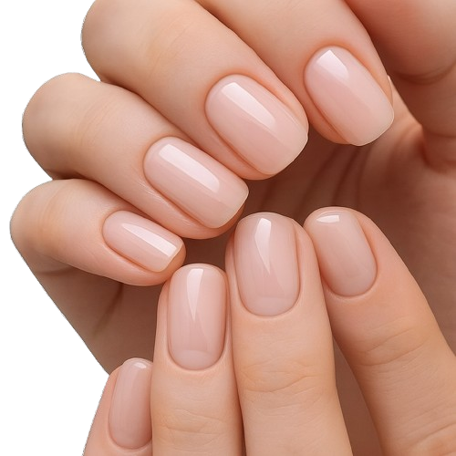 Tipsy SQUARE krótkie Classic Nude - beżowy róż, 24 szt. Deni Carte
