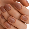 Tipsy SQUARE krótkie Milky Brown - brązowe, 24 szt. Deni Carte
