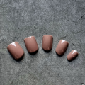 Tipsy SQUARE krótkie Milky Brown - brązowe, 24 szt. - zdjęcie 3