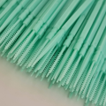 Szczoteczki międzyzębowe silikonowe miękkie - 200 szt., zielone - zdjęcie 6