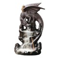 Kominek backflow ceramiczny smok 19 cm i kadzidełka - 12 szt. - zdjęcie 6
