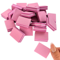Mini bloki polerskie do paznokci 100/180 - różowe, 50 szt. - zdjęcie 3