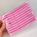Mini bloki polerskie do paznokci 100/180 - różowe, 50 szt. - zdjęcie 10