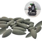 Naturalne Kadzidełka Backflow Zapachowe Stożkowe 25Szt Black Opium Kadzidła