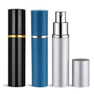 Atomizery do perfum podróżne owalne - zestaw 3x15 ml