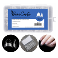 Tipsy Flexible ALMOND soft gel half cover - bezbarwne, 120 szt. - zdjęcie 4
