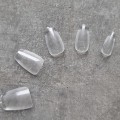 Tipsy Flexible COFFIN soft gel - bezbarwne, krótkie, 120 szt. - zdjęcie 3