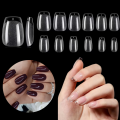 Tipsy Flexible COFFIN soft gel - bezbarwne, krótkie, 120 szt. - zdjęcie 9