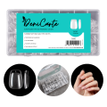 Tipsy Flexible COFFIN soft gel - bezbarwne, krótkie, 120 szt. - zdjęcie 10