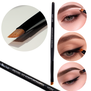 Pędzel Do Makijażu Brwi Skośny HG64