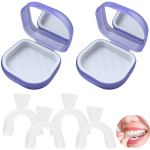 4x Szyna Relaksacyjna Bruksizm Zgrzytanie Zębami Zaciskanie Zębów + 2x Etui