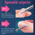Kopytko do skórek dwustronne ze stali - pusher z oczkiem - zdjęcie 9