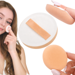 PUSZEK GĄBKA DO PUDRU MAKIJAŻU MIĘKKI DO APLIKACJI PUSZEK KOSMETYCZNY