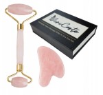 Masażer Kwarcowy Roller + Kamień Gua Sha Box