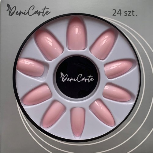 Tipsy ALMOND Light Pink 6697 - 24 szt. Deni Carte