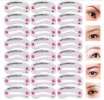 Szablony do stylizacji brwi - 24 szt.