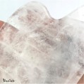 Płytka Gua Sha z kwarcu - biała - zdjęcie 3